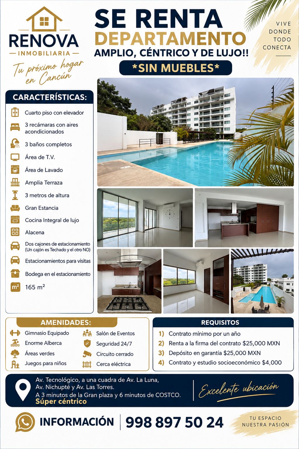 Departamento en renta en Av. Tecnológico foto 1