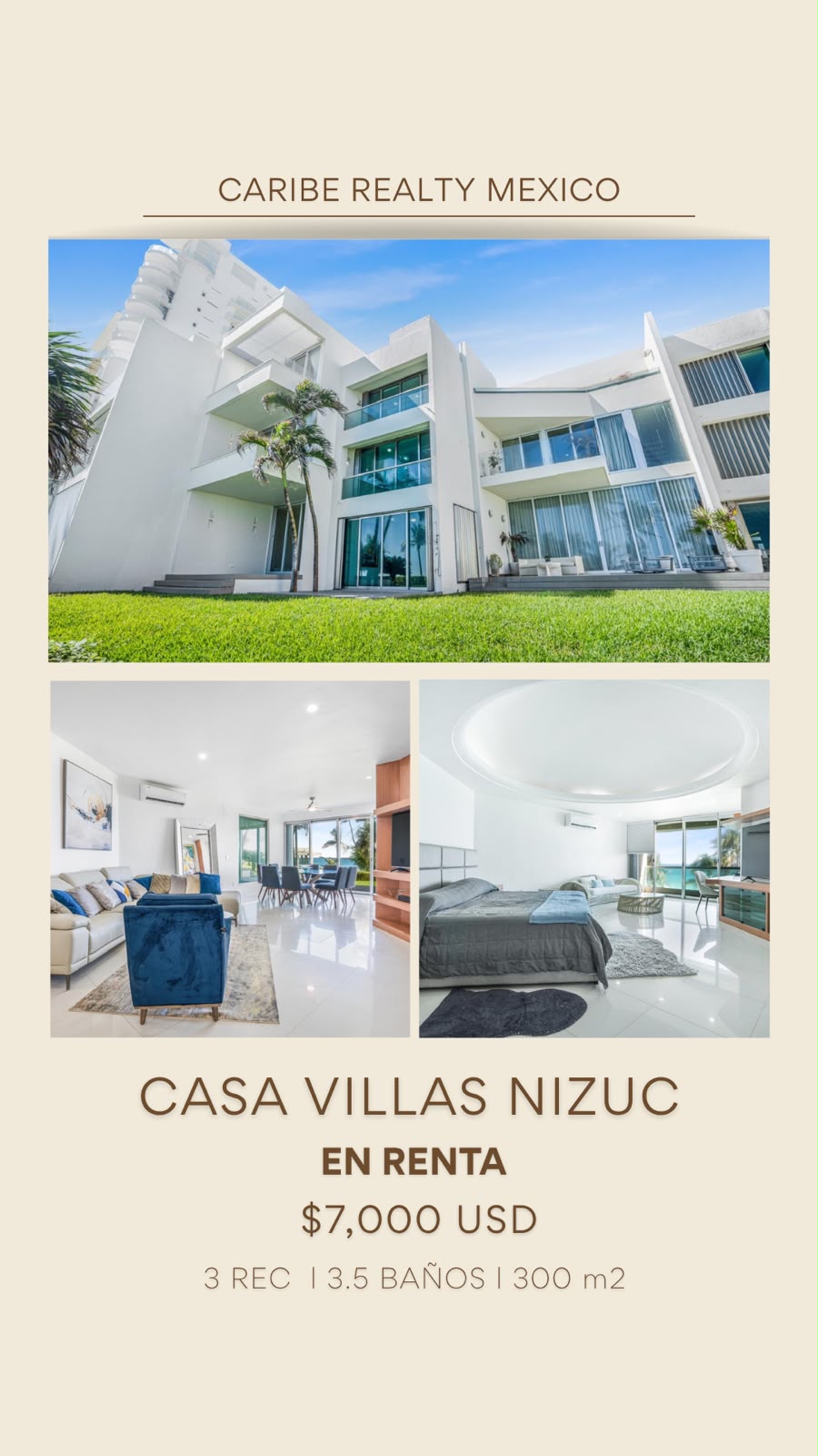 Casa en renta en Villas Nizuc foto 1