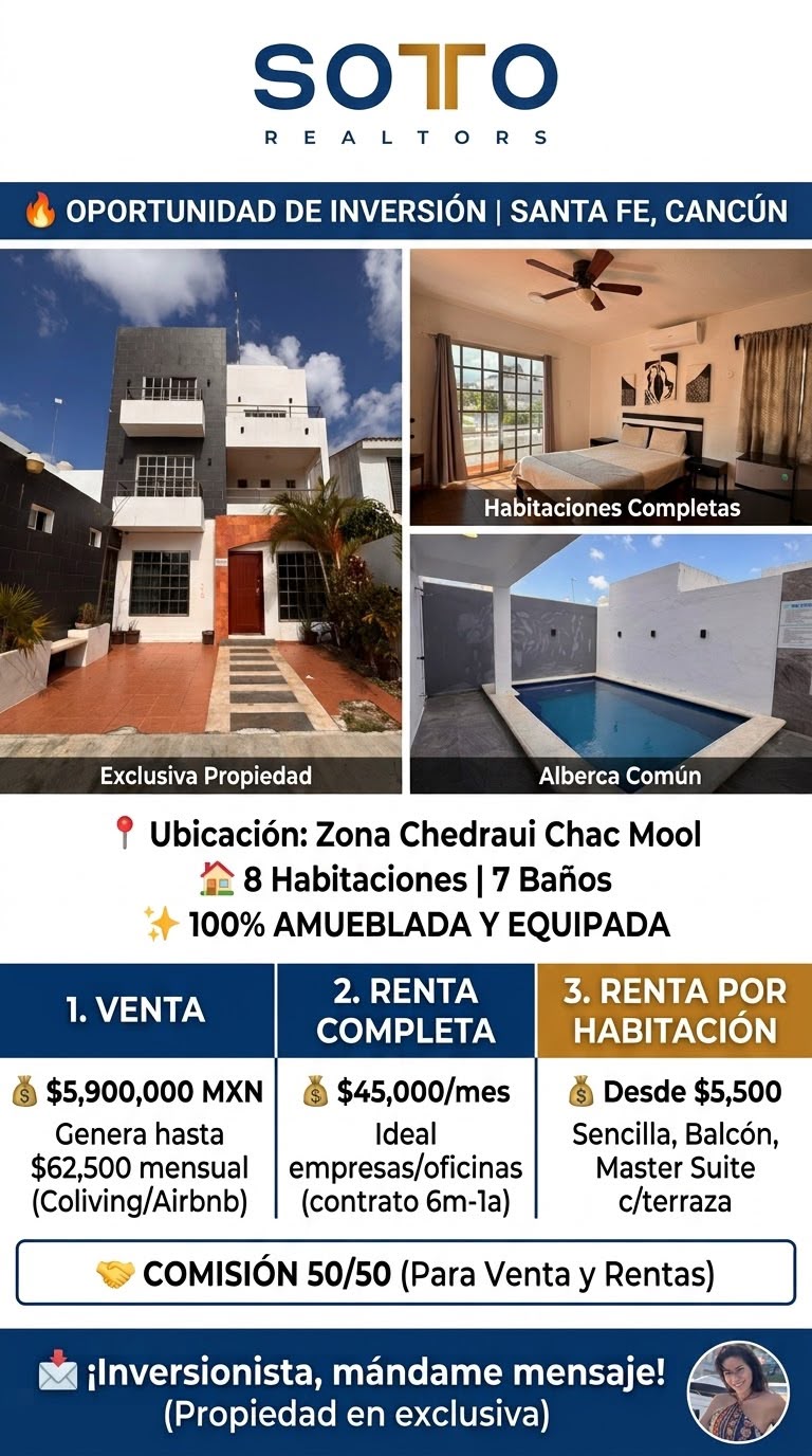 Habitacion en renta en Santa Fe, zona Chedraui Chac Mool foto 1