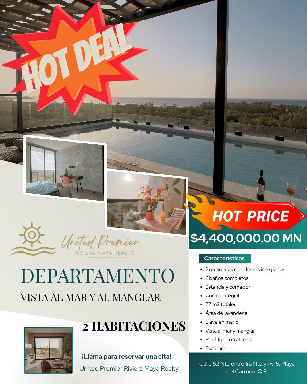 Departamento en venta en Colosio foto 1