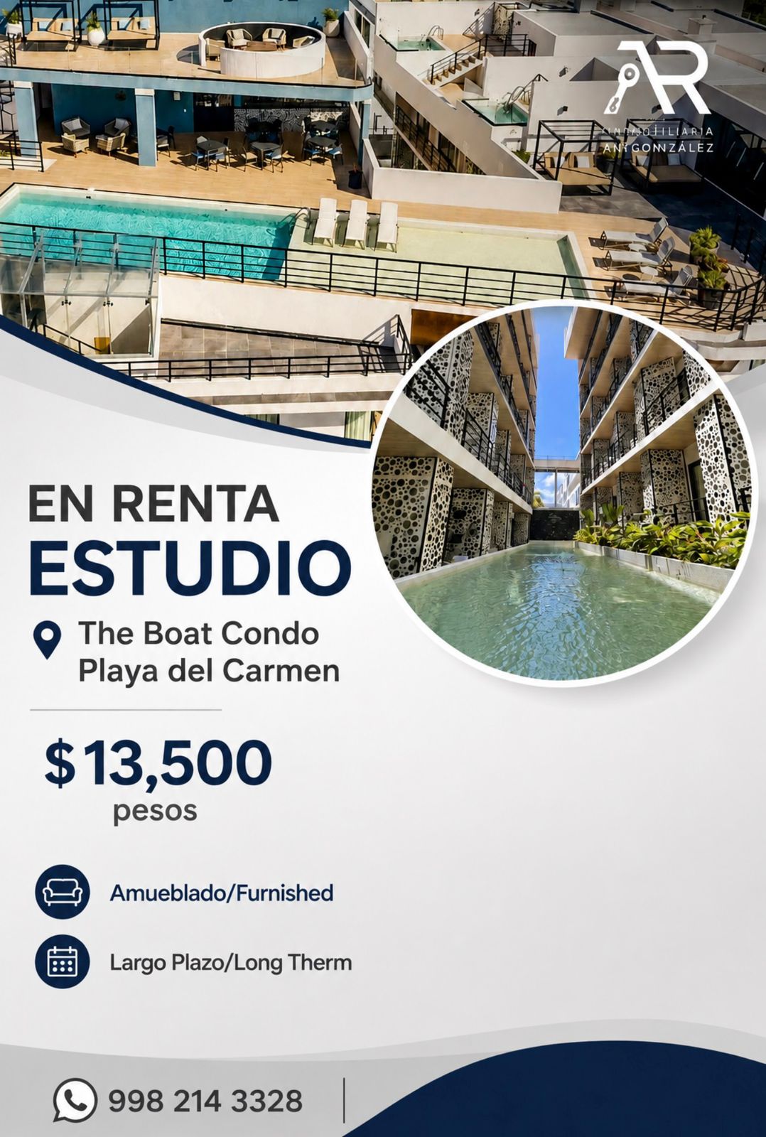 Estudio en renta en The Boat Condo foto 1