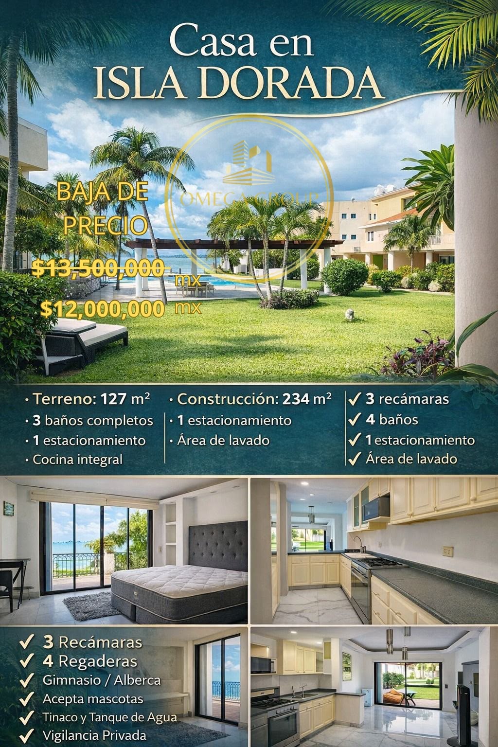 Casa en venta en Isla Dorada, Zona Hotelera foto 1
