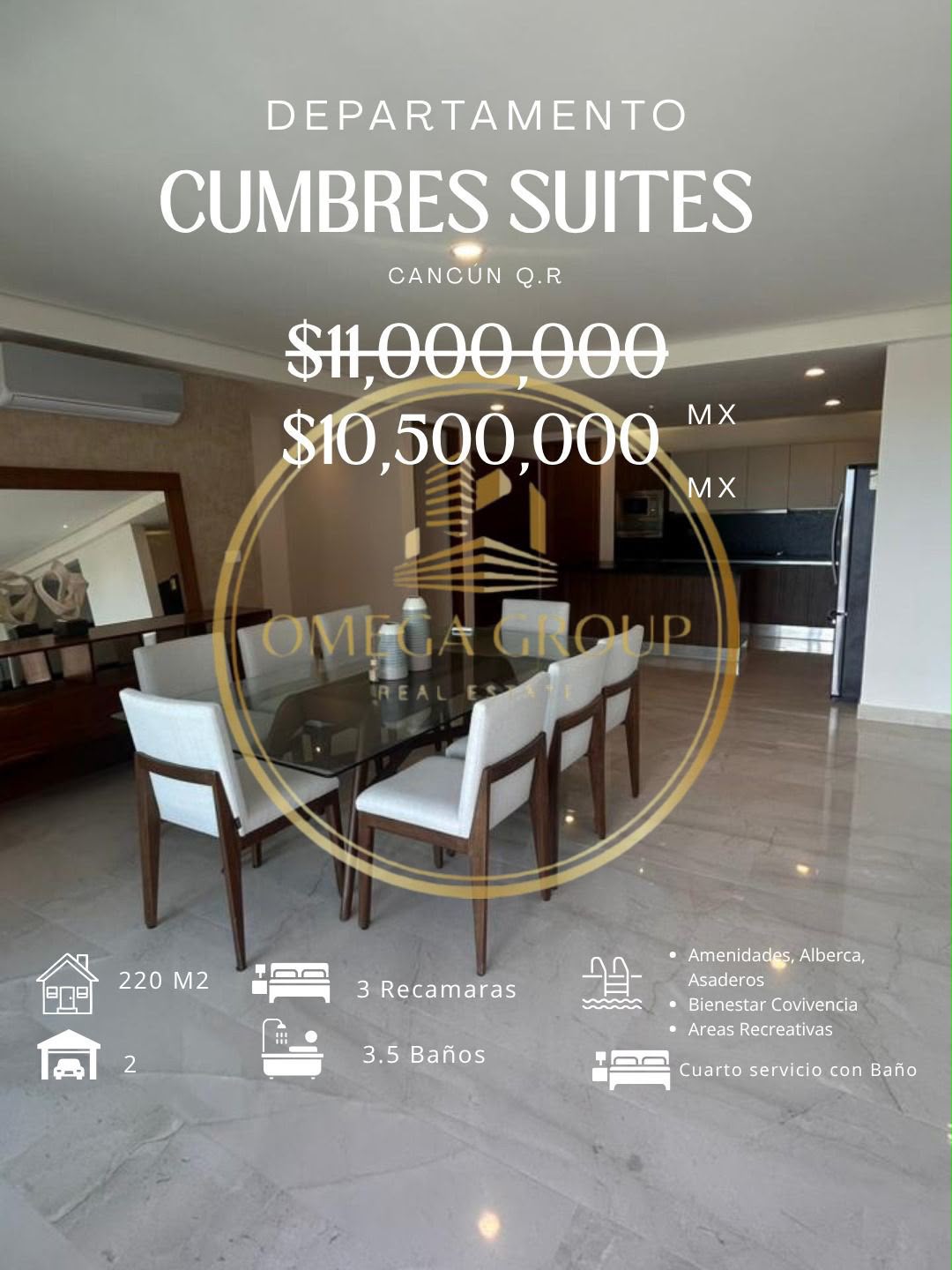 Departamento en venta en Residencial Cumbres foto 1