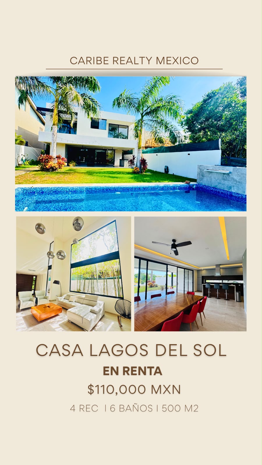 Casa en renta en Lagos del Sol foto 1