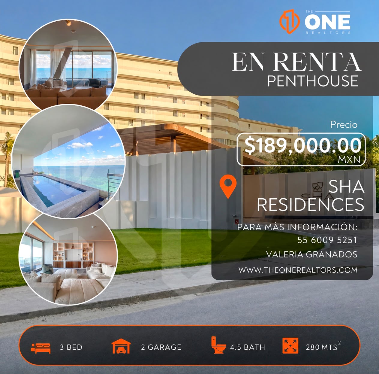 Penthouse en renta en SHA Residences foto 1