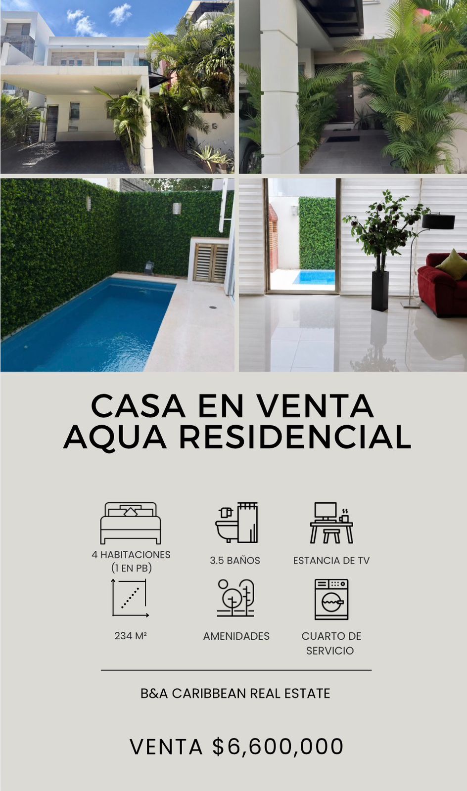 Casa en venta en Residencial Aqua 1era etapa foto 1