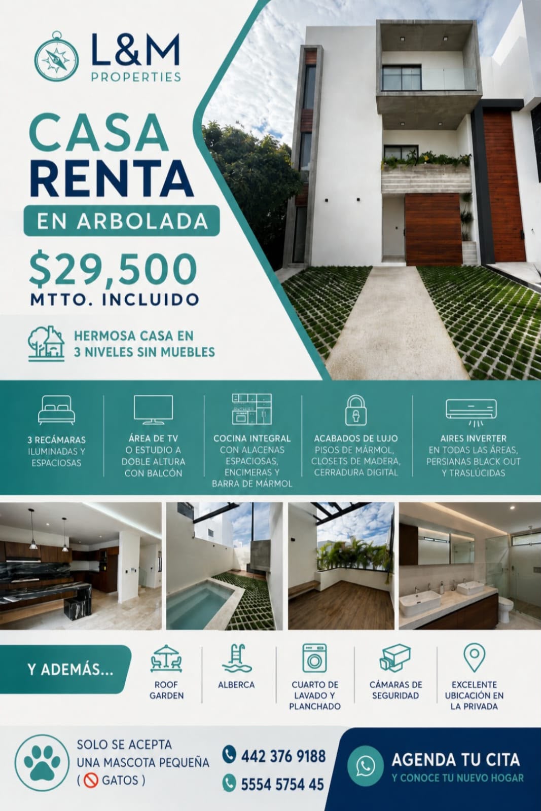 Casa en renta en Arbolada foto 1