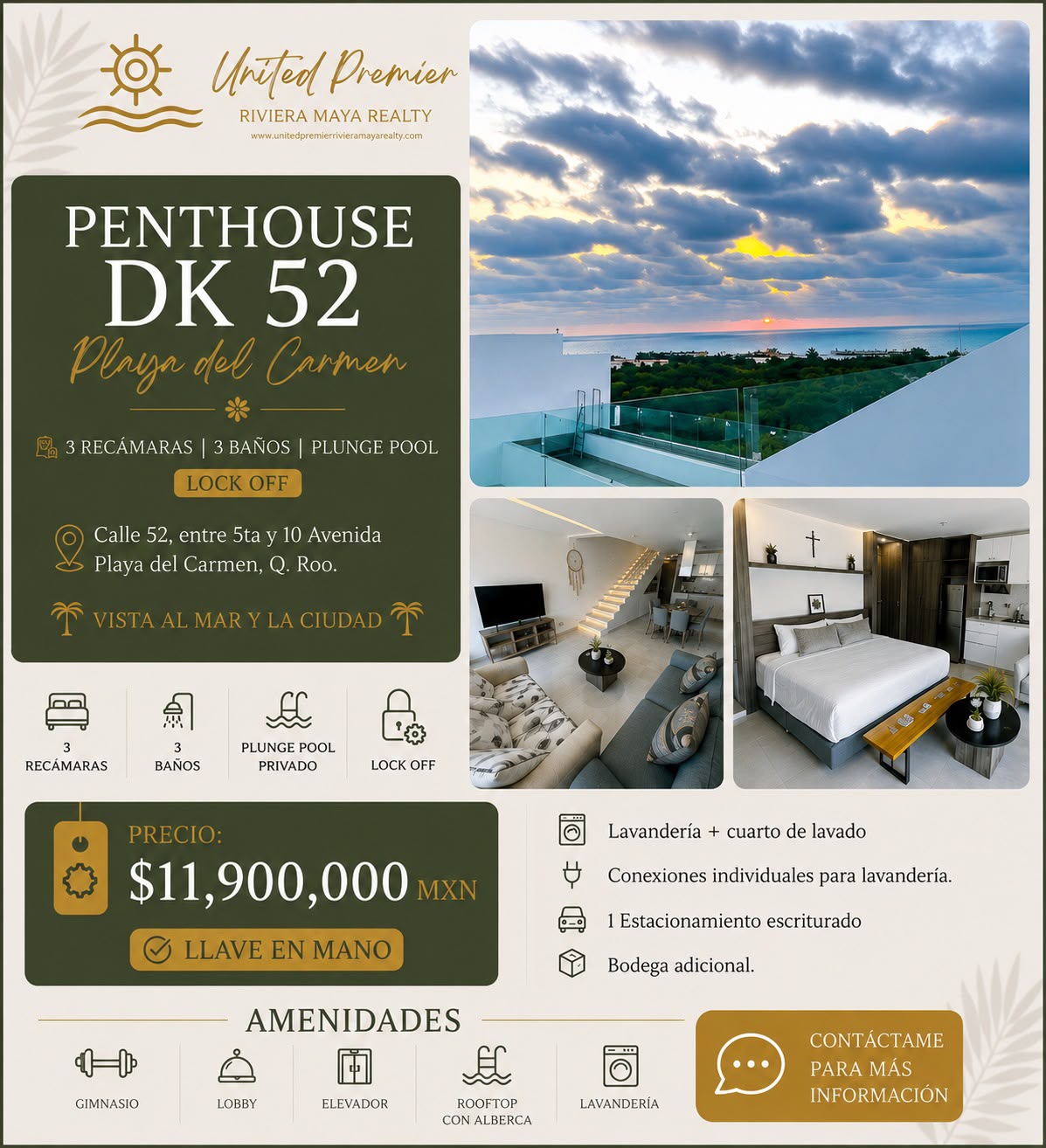 Penthouse en venta en Calle 52, entre 5ta y 10 Avenida foto 1