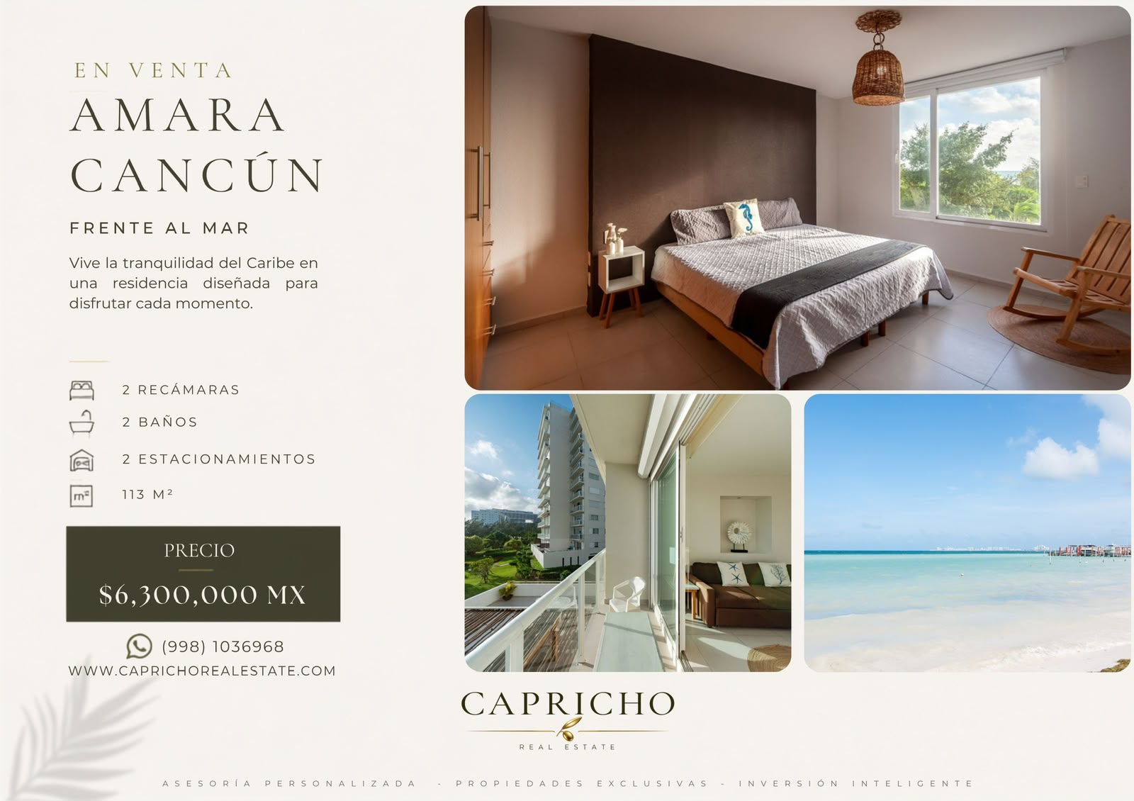 Departamento en venta en Amara Oceanfront Condos foto 1