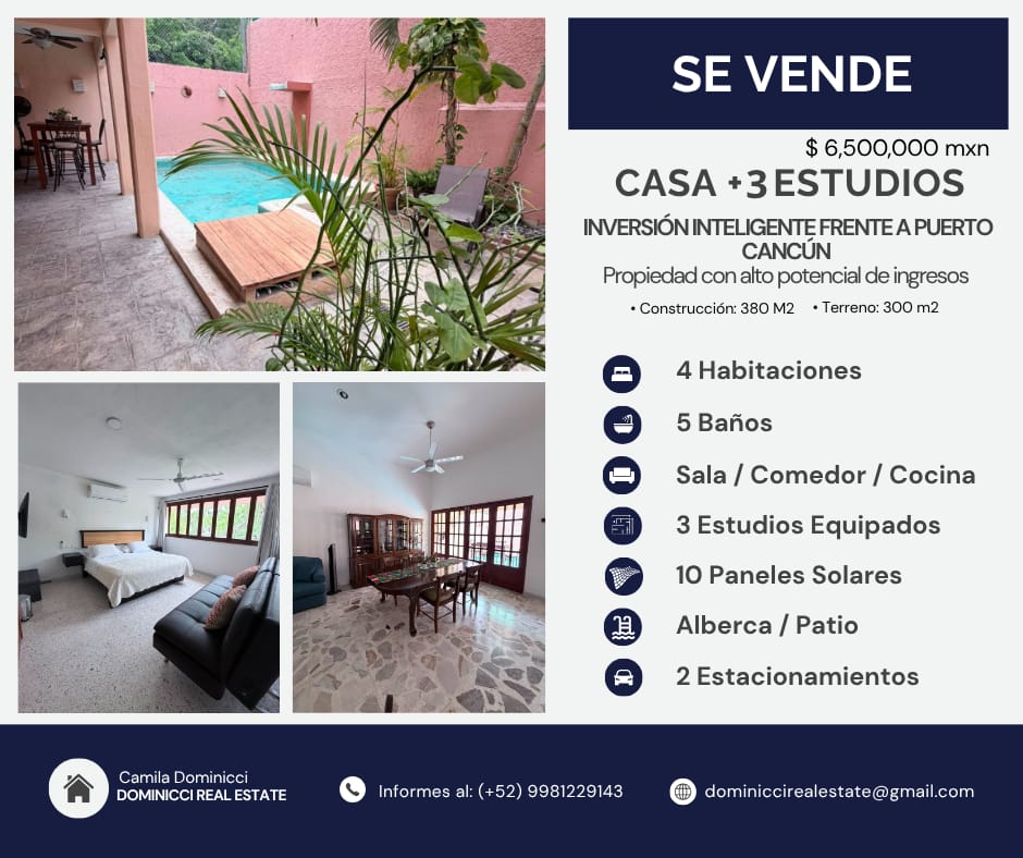 Casa en venta en Frente a Puerto Cancún foto 1