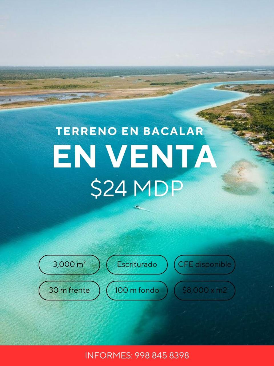Terreno en venta en Frente de Laguna foto 1