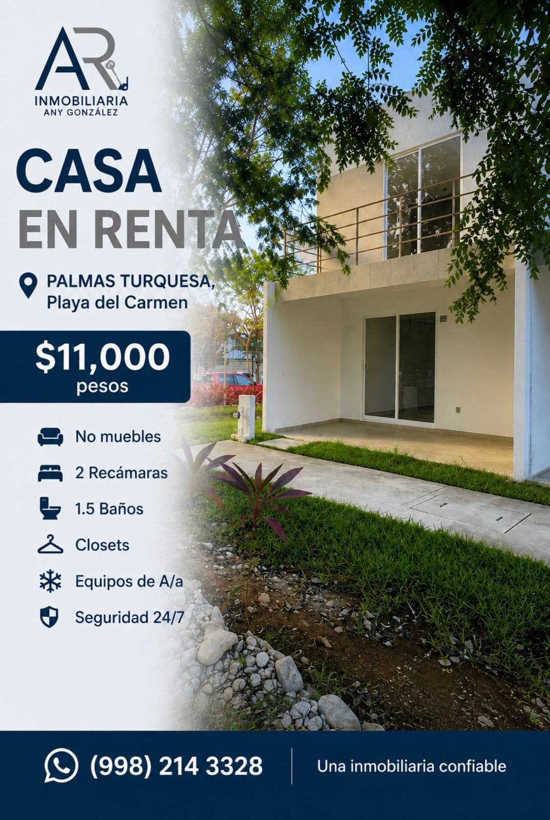 Casa en renta en Palmas Turquesa foto 1