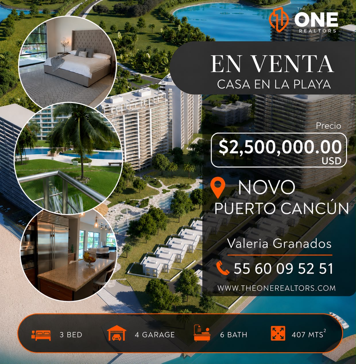 Casa en venta en Puerto Cancún foto 1