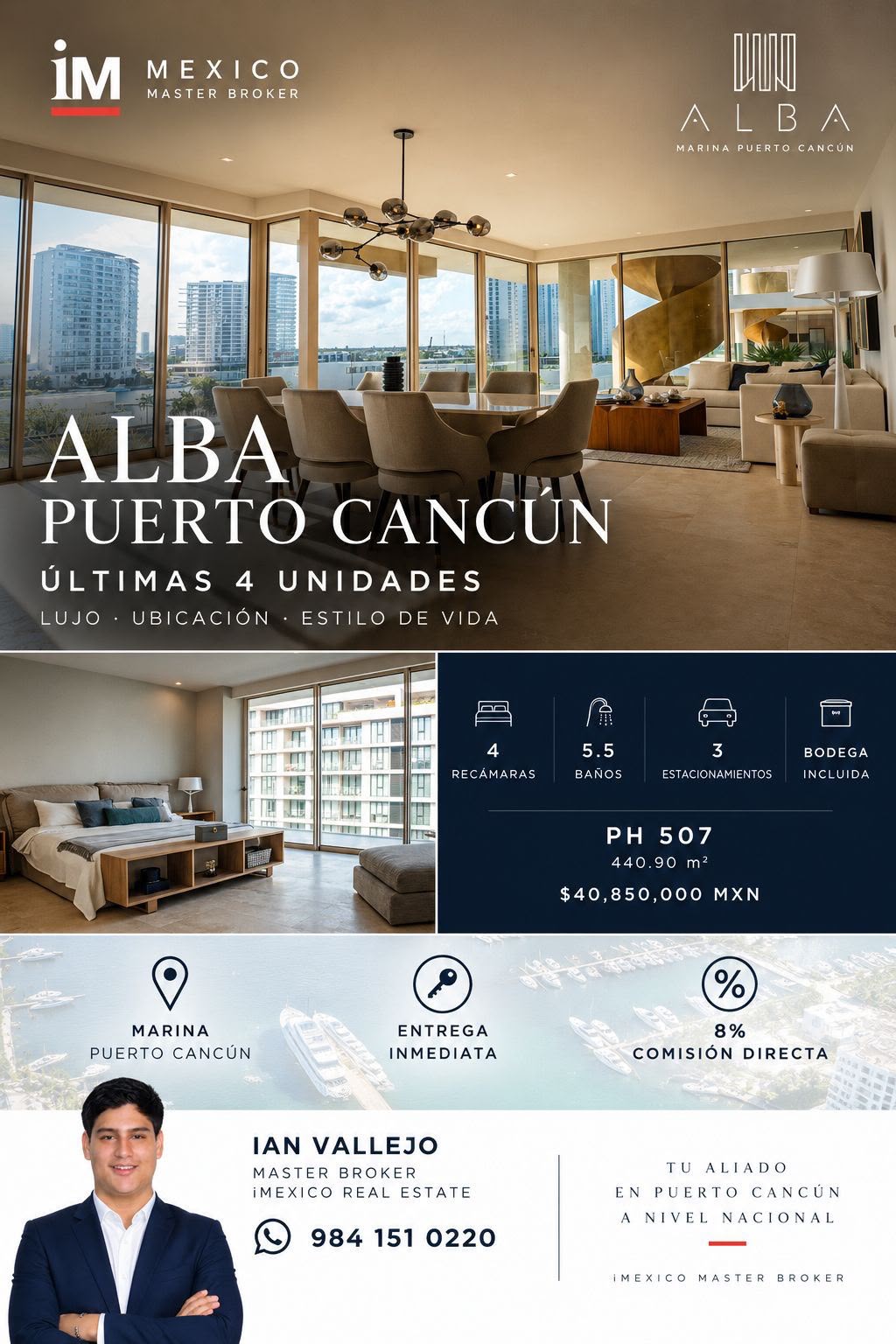 Departamento en venta en Puerto Cancún foto 1