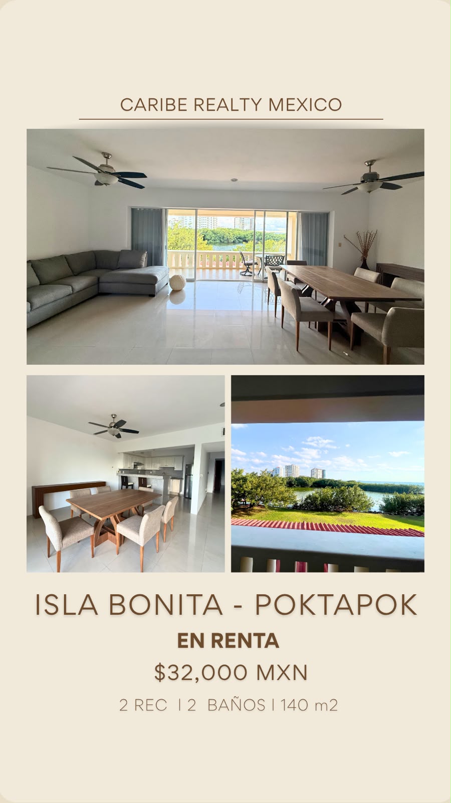 Departamento en renta en Pok Ta Pok foto 1