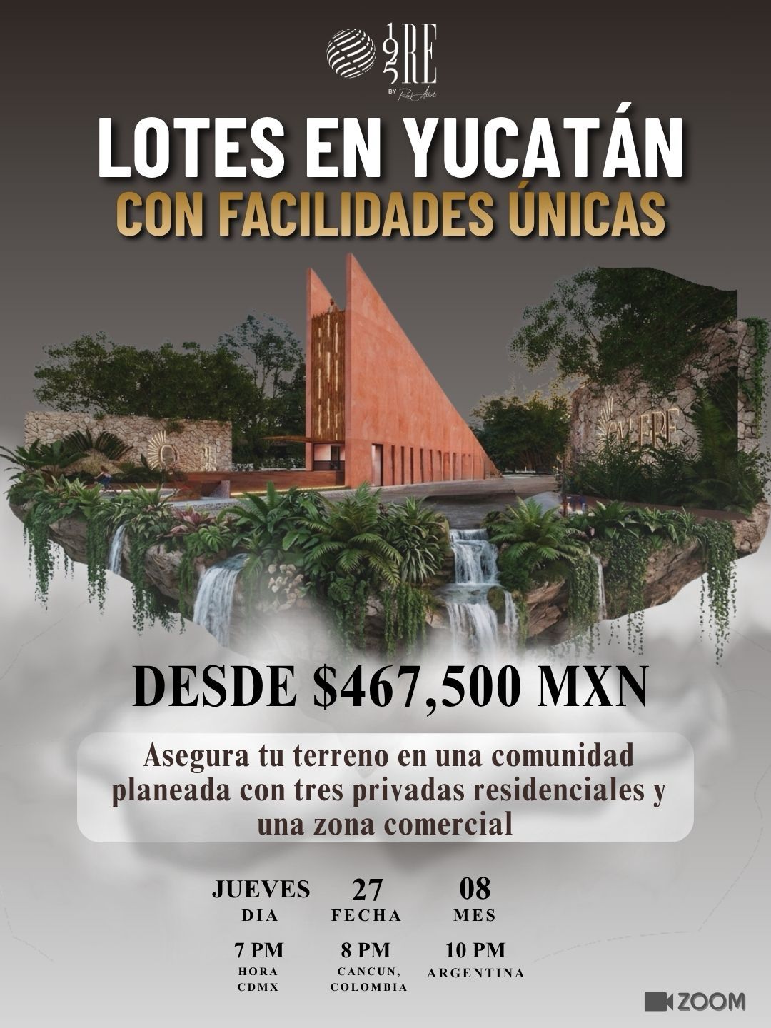 Terreno en venta en Dosha — $467,500 MXN