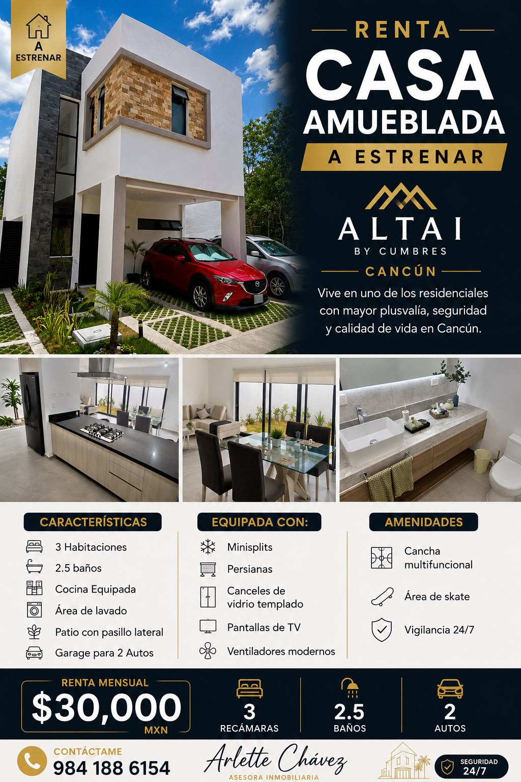 Casa en renta en Altai by Cumbres foto 1