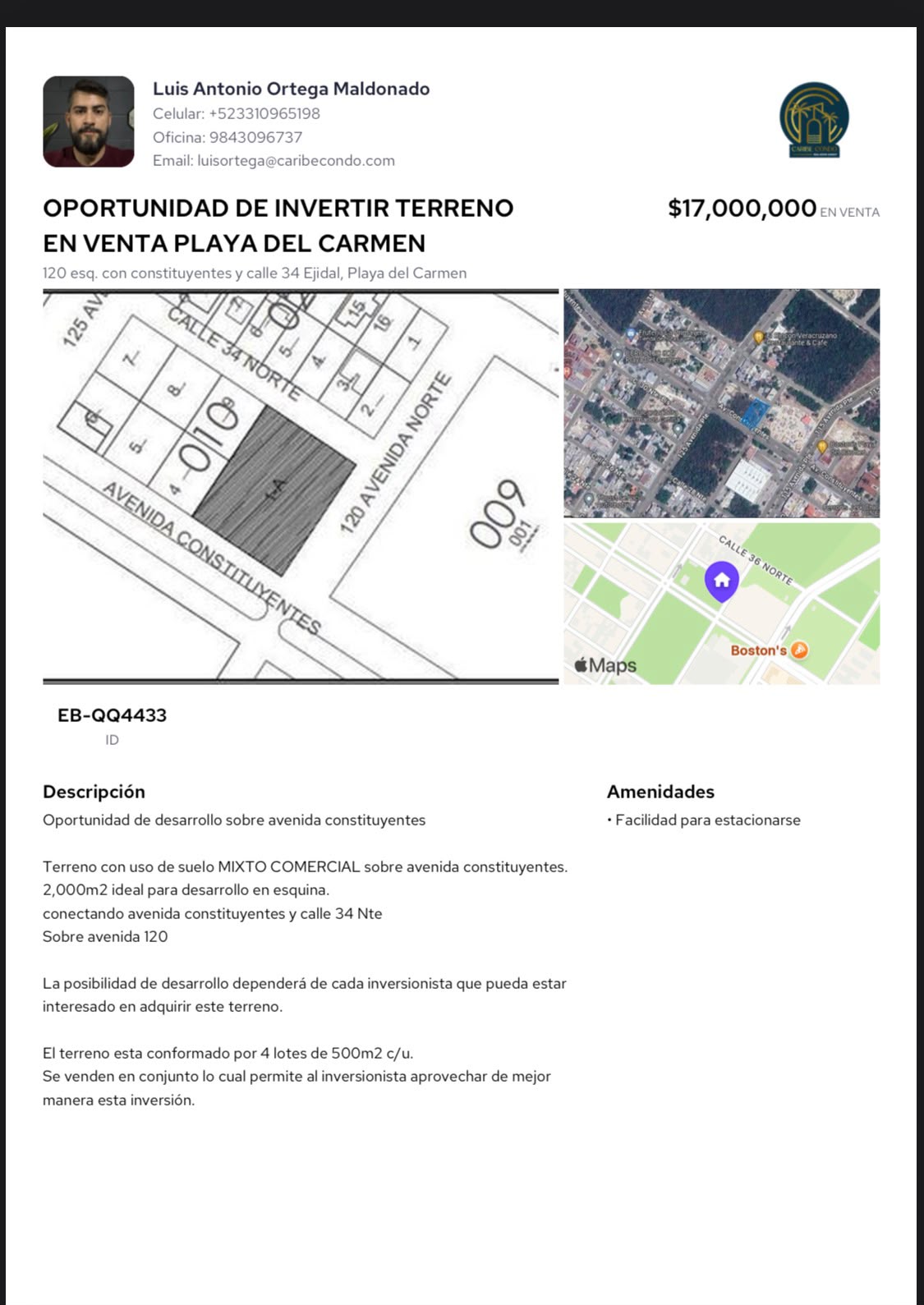 Terreno en venta en Cerca del Hospital General foto 1