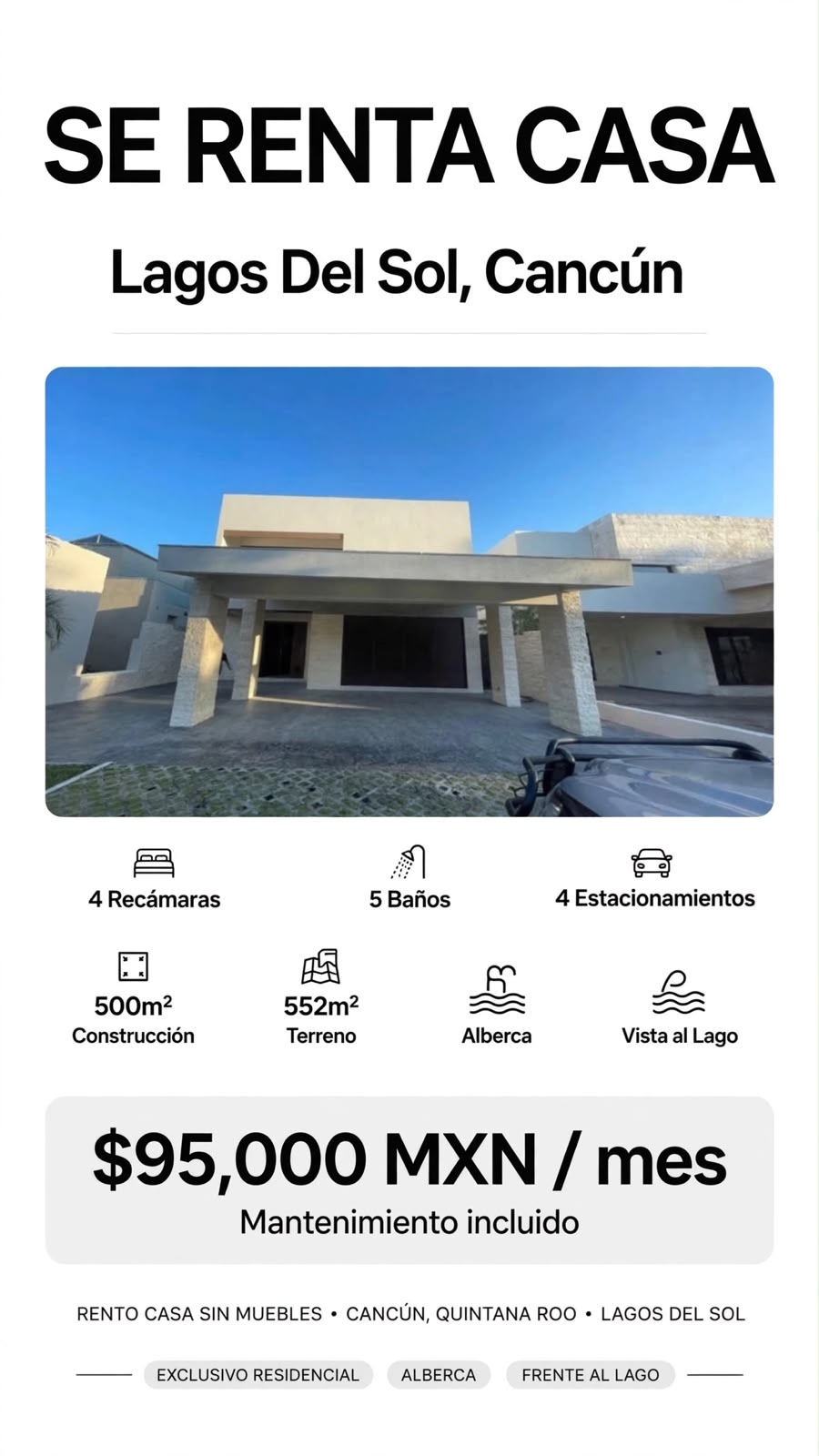 Casa en renta en Lagos Del Sol foto 1