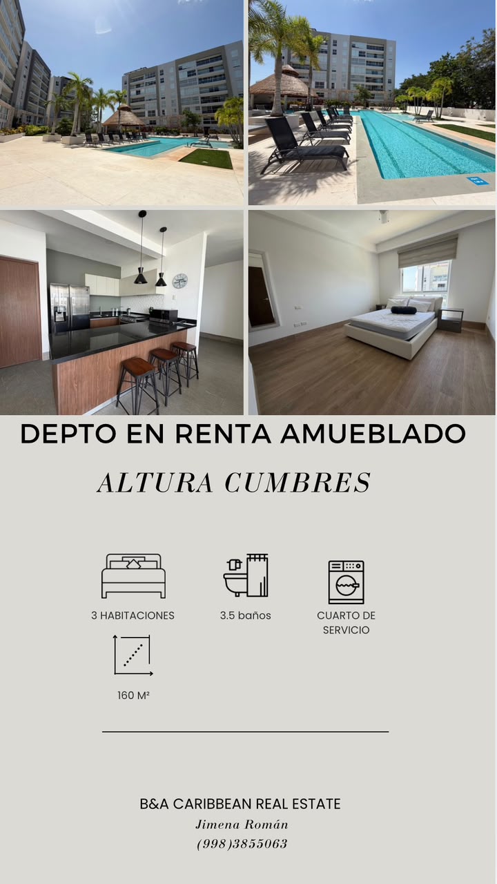 Departamento en renta en Cumbres foto 1