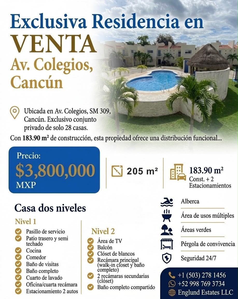 Casa en venta en SM 309 foto 1