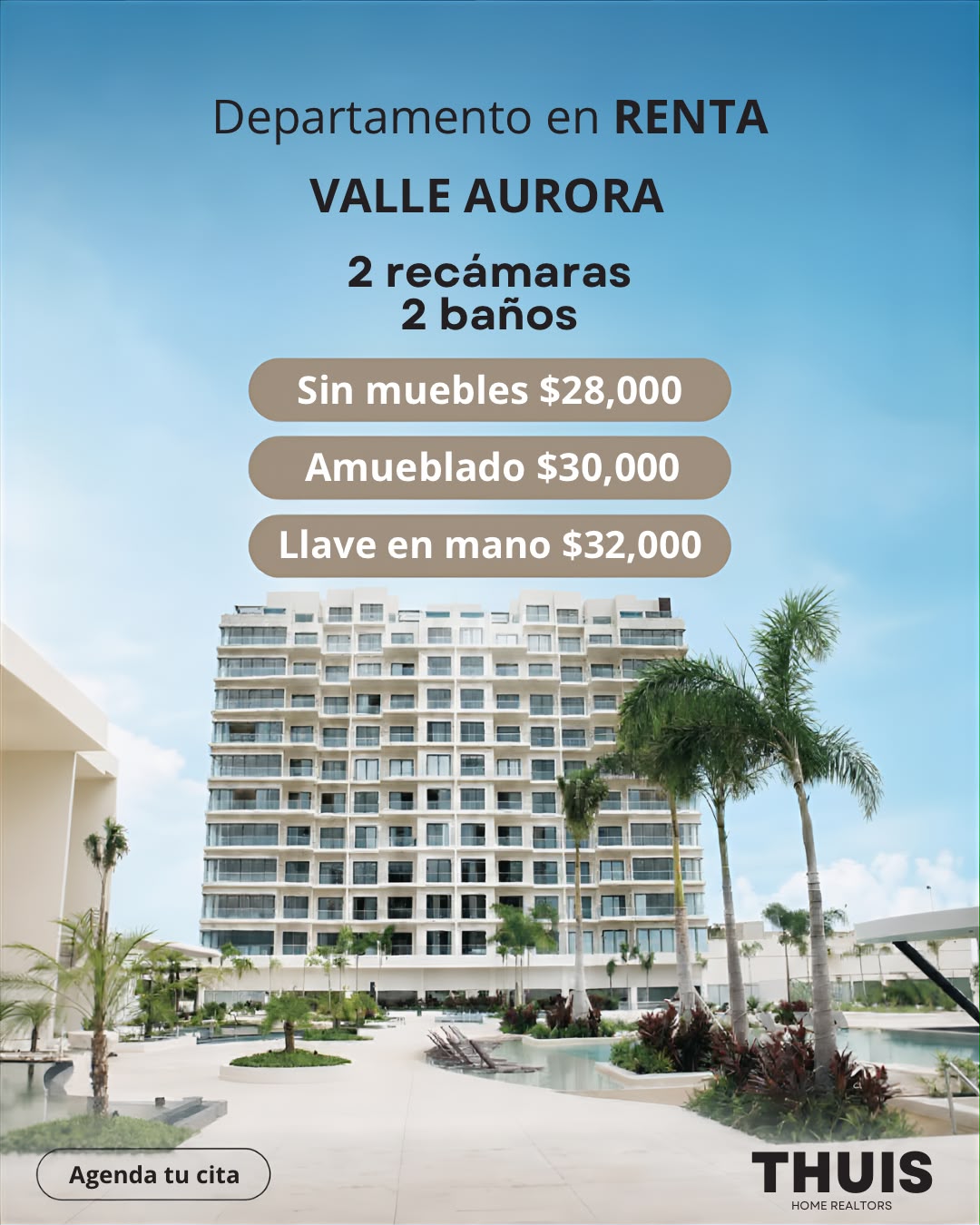 Departamento en renta en Valle Aurora foto 1