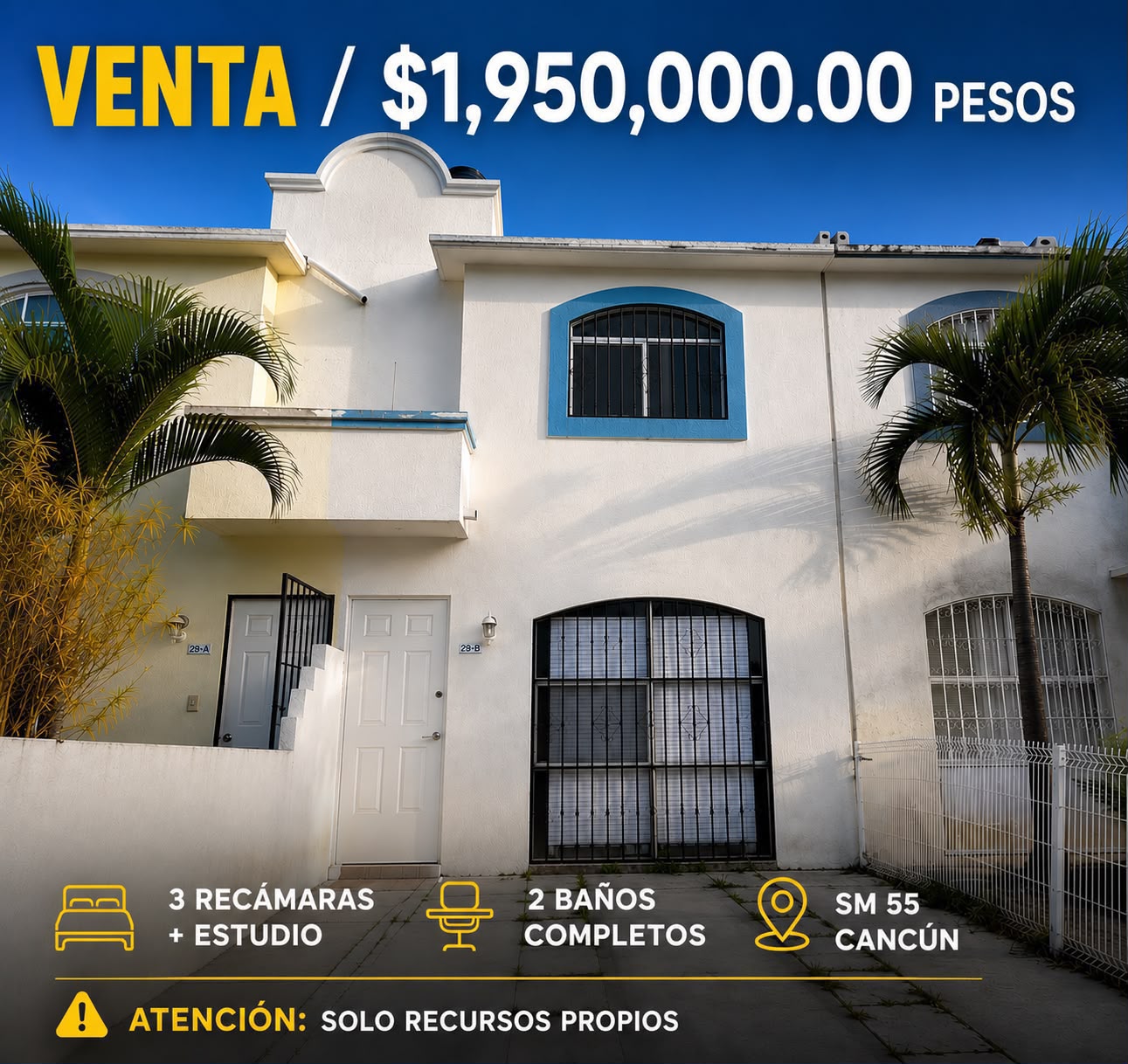 Casa en venta en Porto Bello, SM 55 foto 1