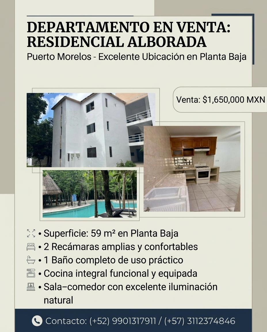 Departamento en venta en Residencial Alborada foto 1