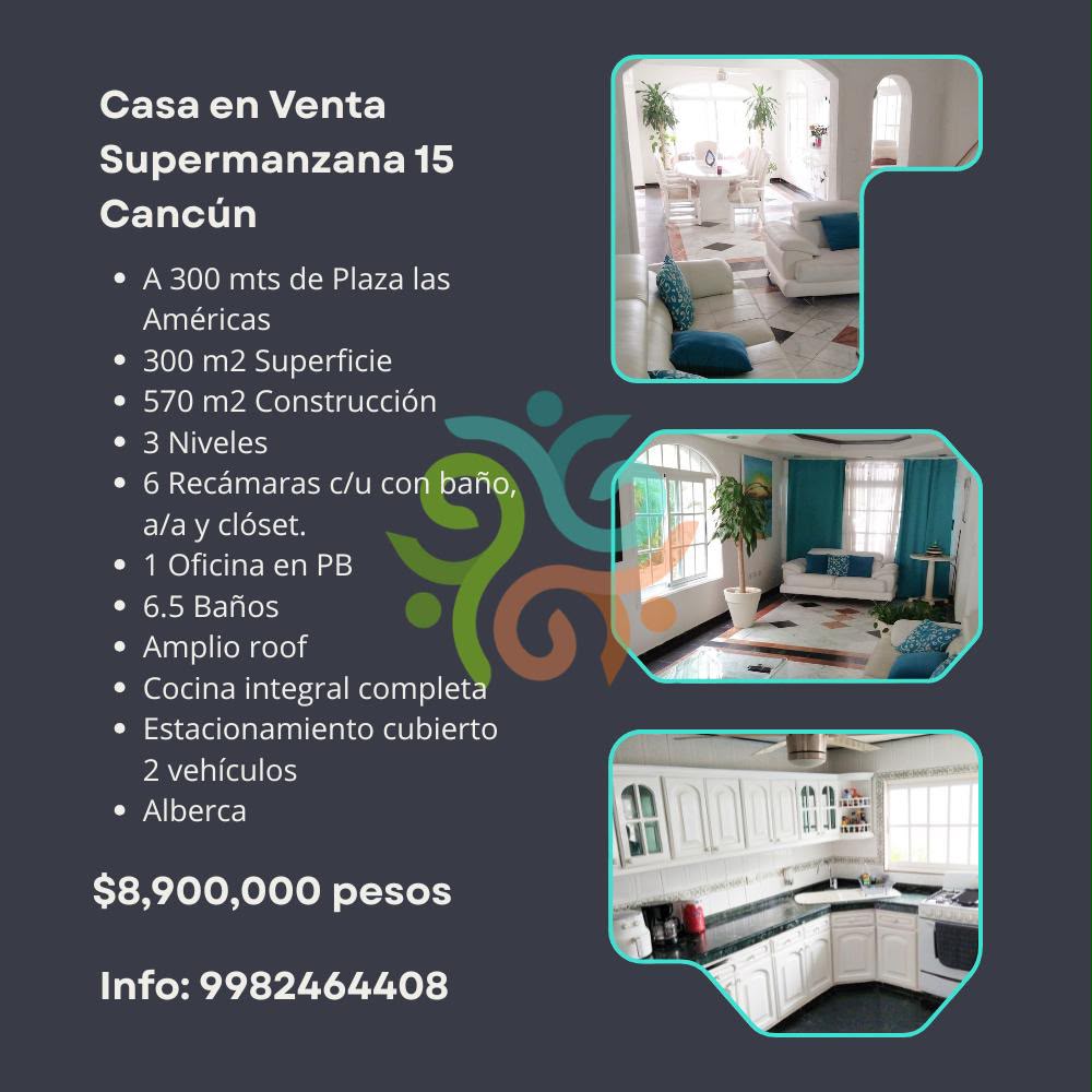 Casa en venta en SM 15 foto 1