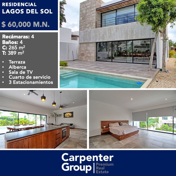 Casa en renta en Residencial Lagos del Sol foto 1