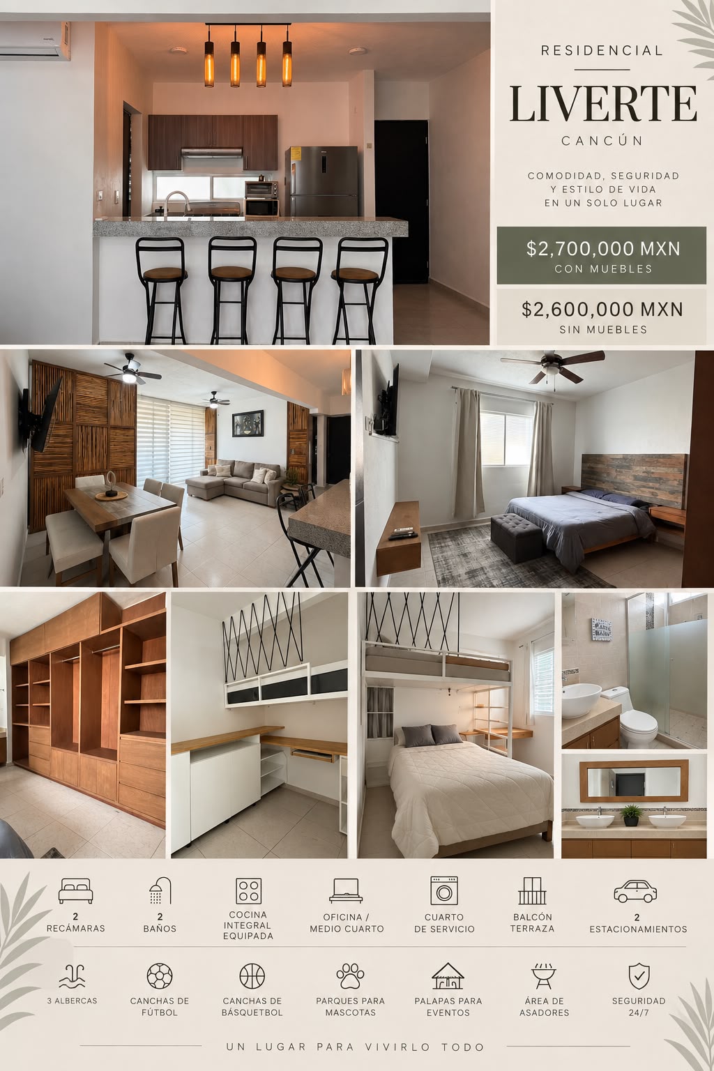 Departamento en venta en Residencial Liverte foto 1