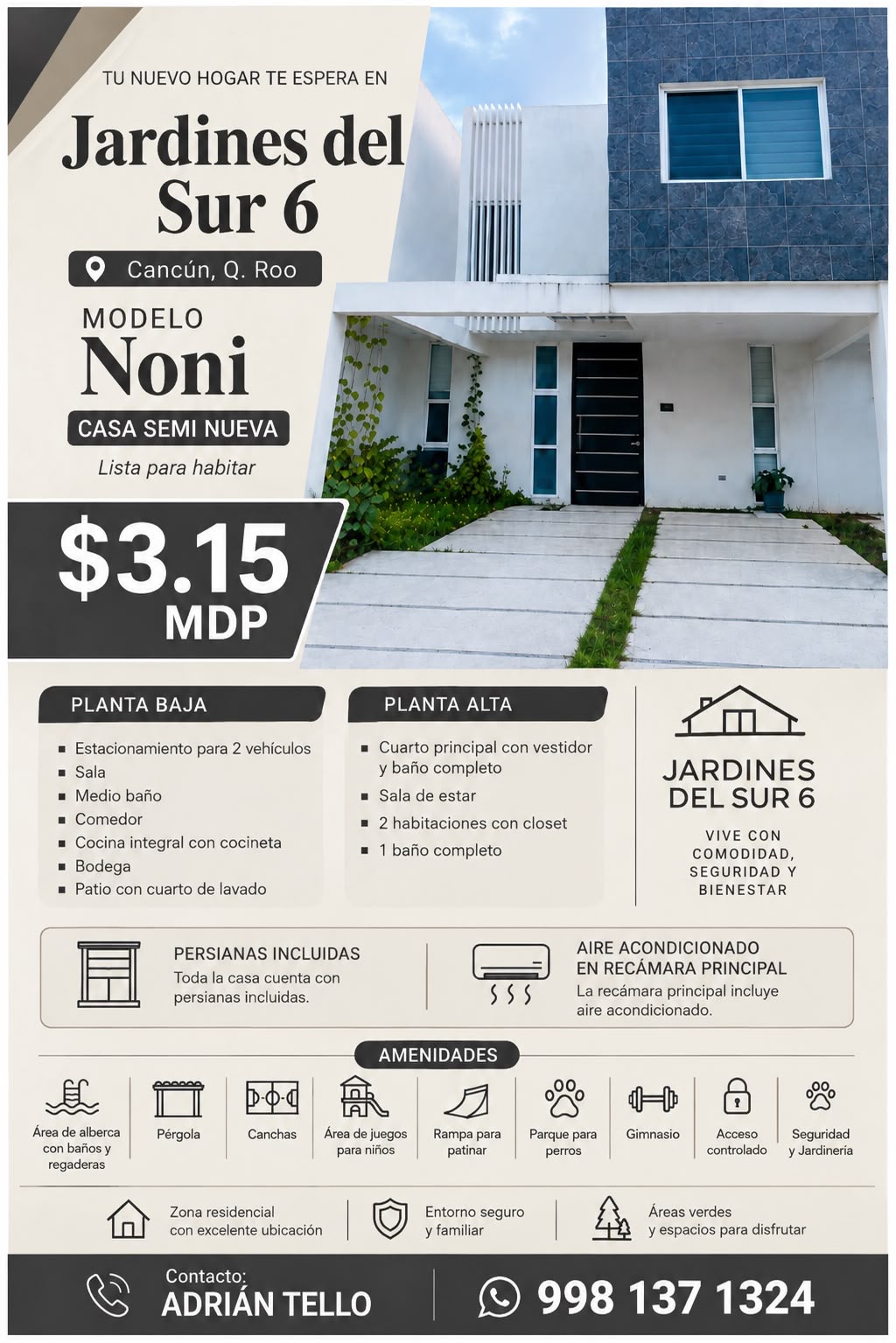 Casa en venta en Jardines del Sur 6 foto 1