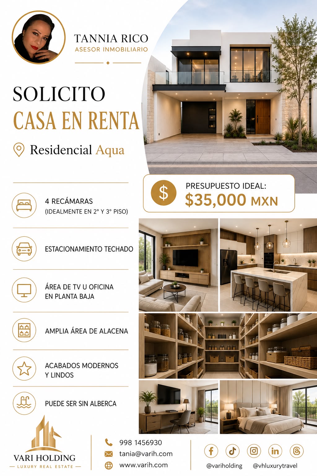 Casa en renta en Residencial Aqua foto 1