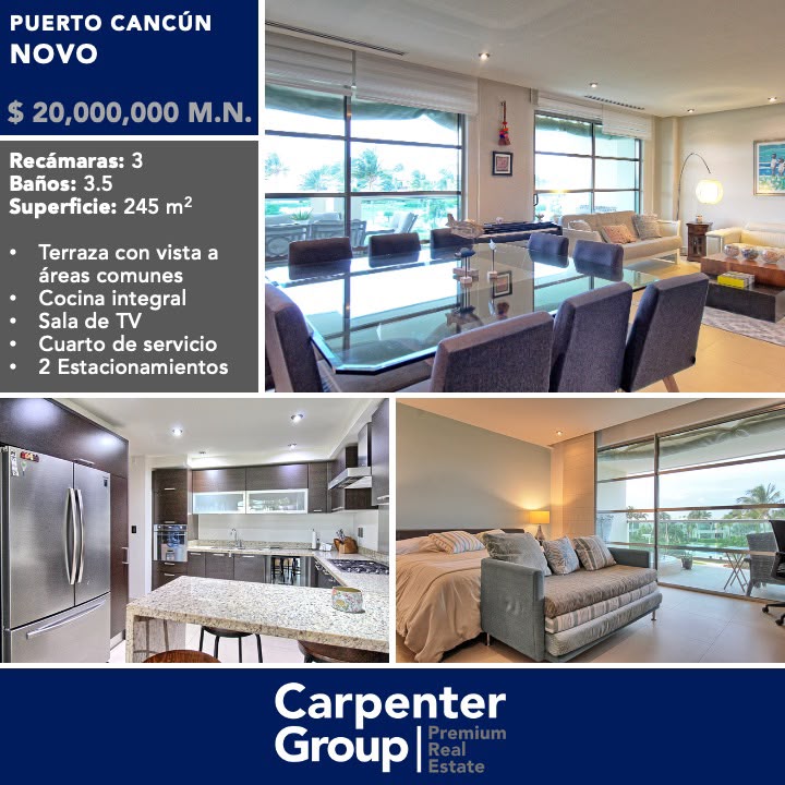 Departamento en venta en Novo Cancun, Puerto Cancún foto 1