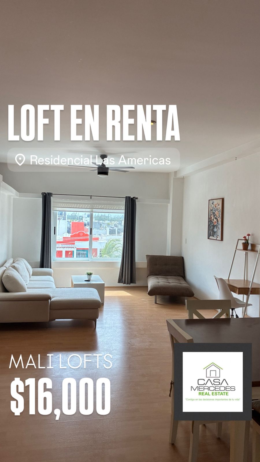 Departamento en renta en Las Américas foto 1