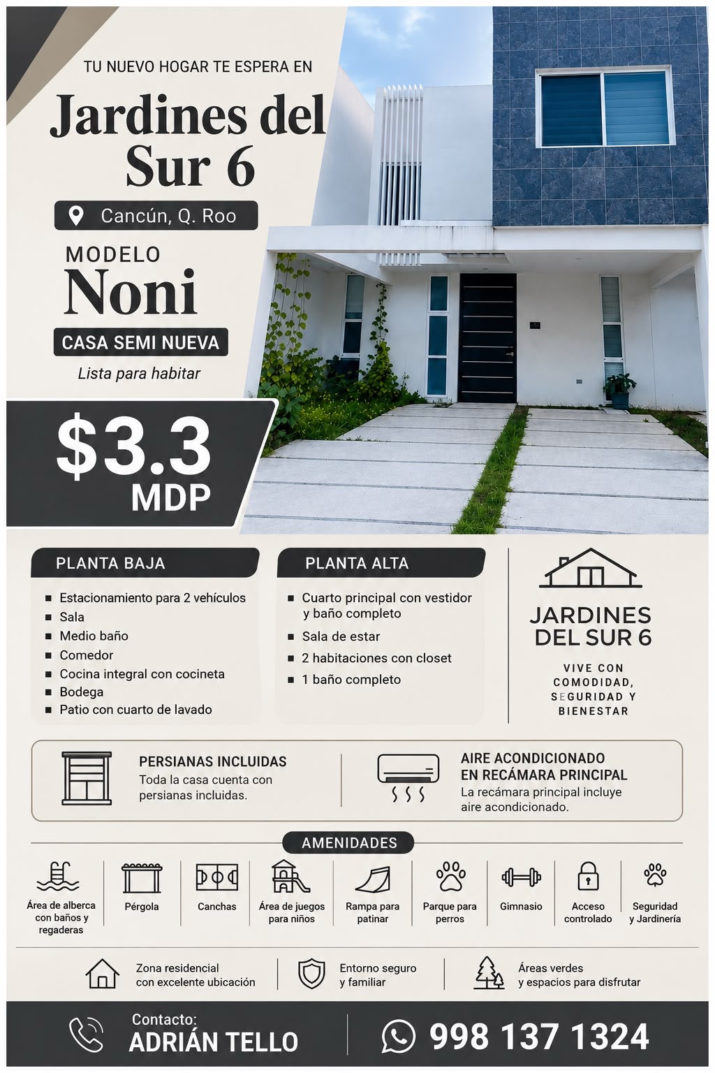 Casa en venta en Jardines del Sur 6 foto 1
