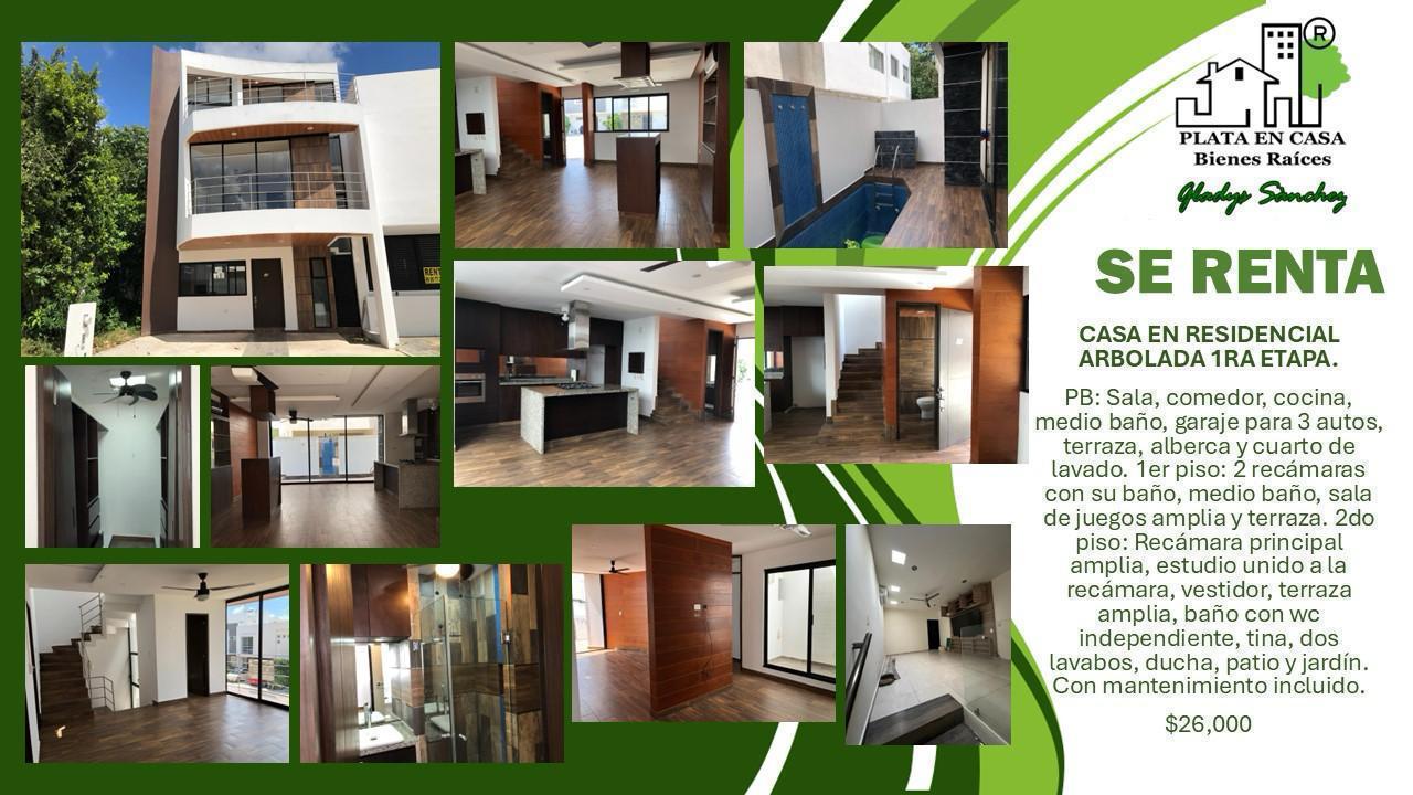Casa en renta en Residencial Arbolada 1ra Etapa foto 1