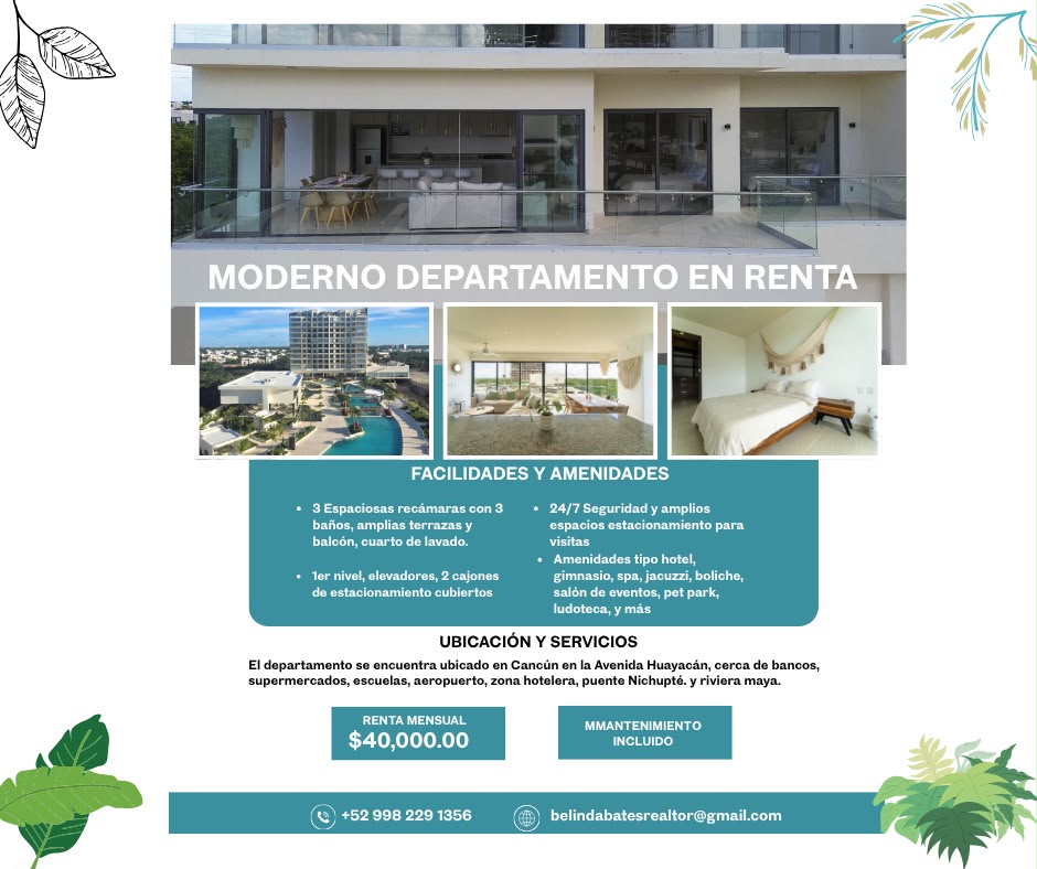 Departamento en renta en Valle Aurora, Avenida Huayacán foto 1