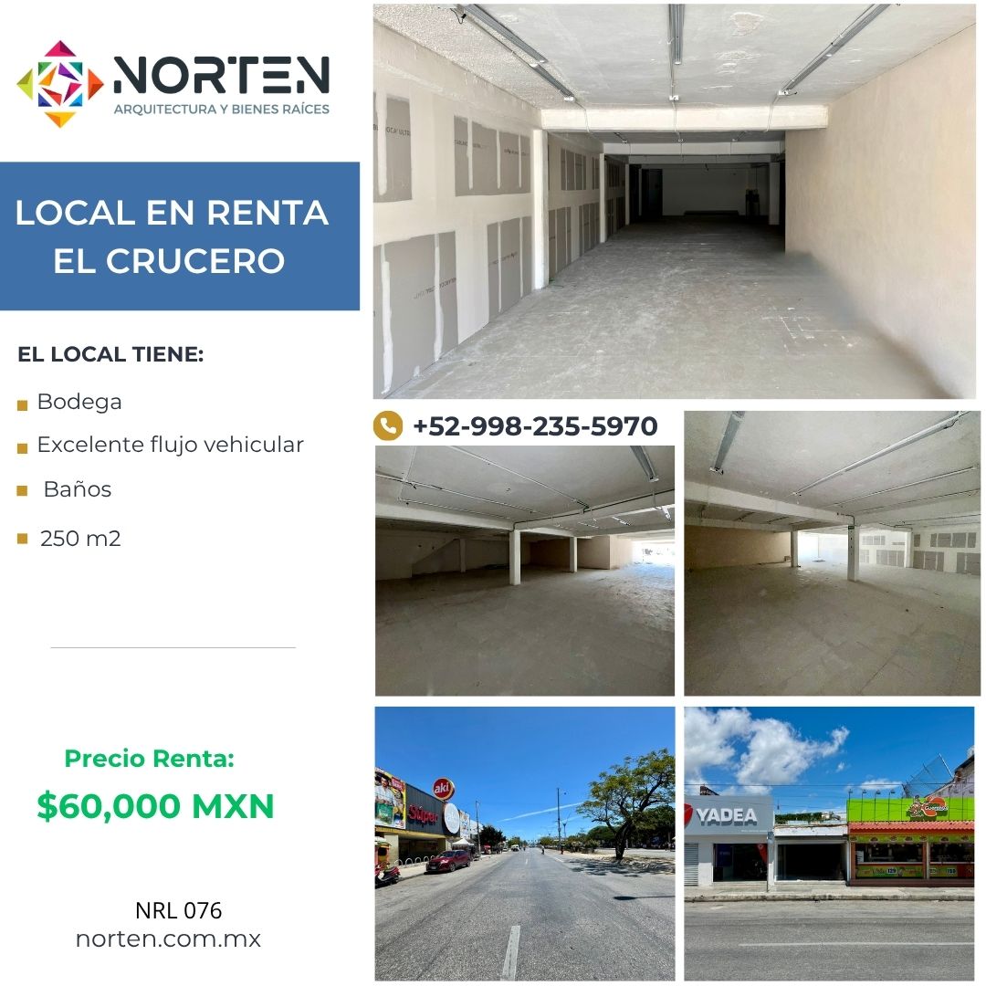 Local comercial en renta en El Crucero Av Lopez Portillo foto 1