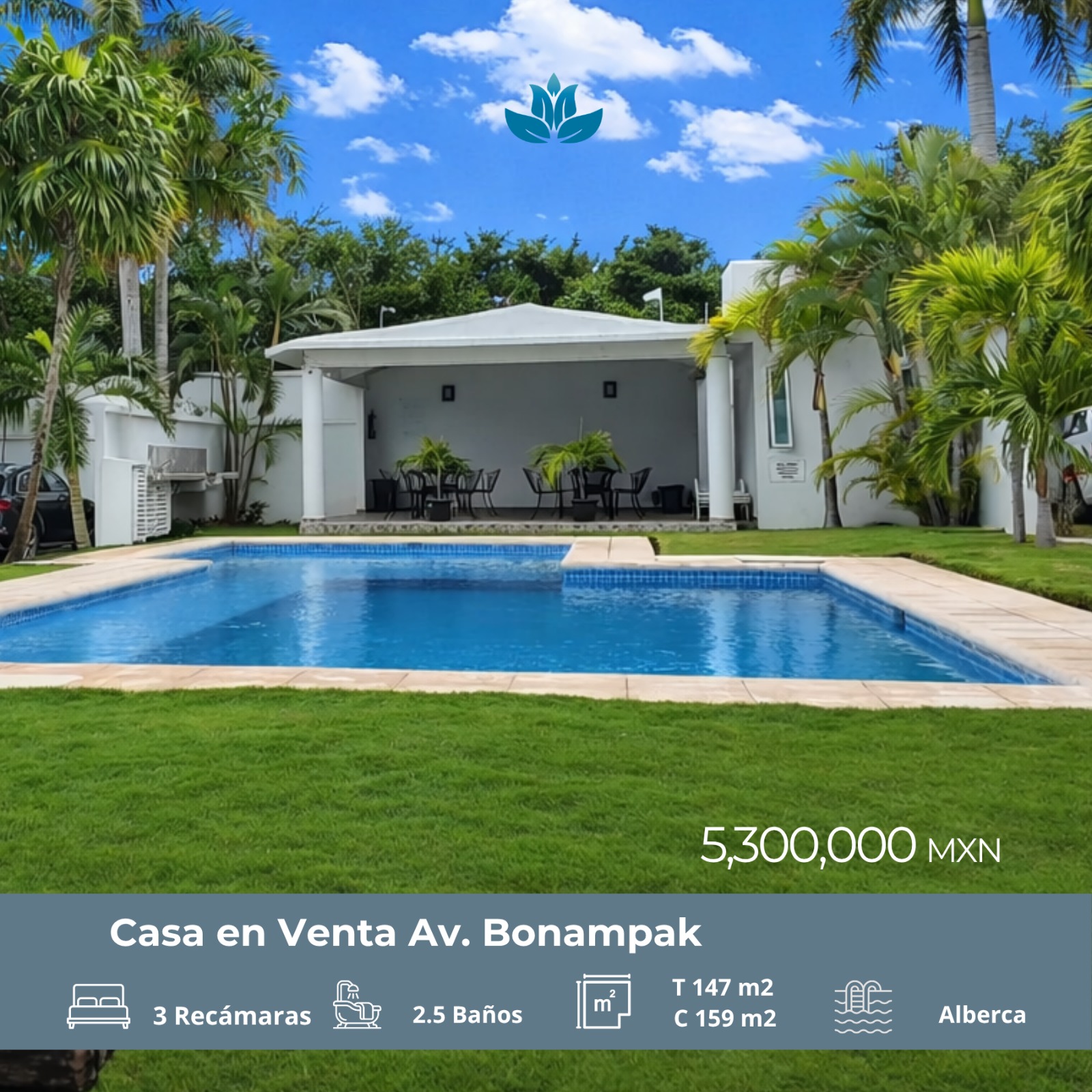 Casa en venta en SMZA 8, Av. Bonampak foto 1