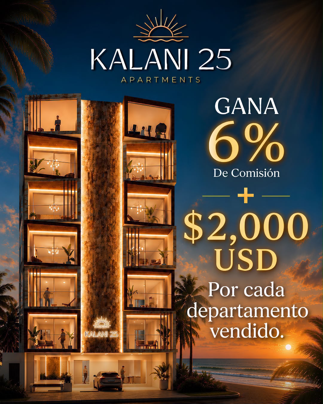 Departamento en venta en Kalani 25 foto 1