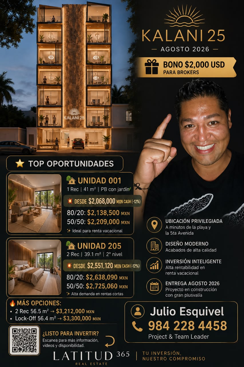 Departamento en venta en Kalani 25 foto 1