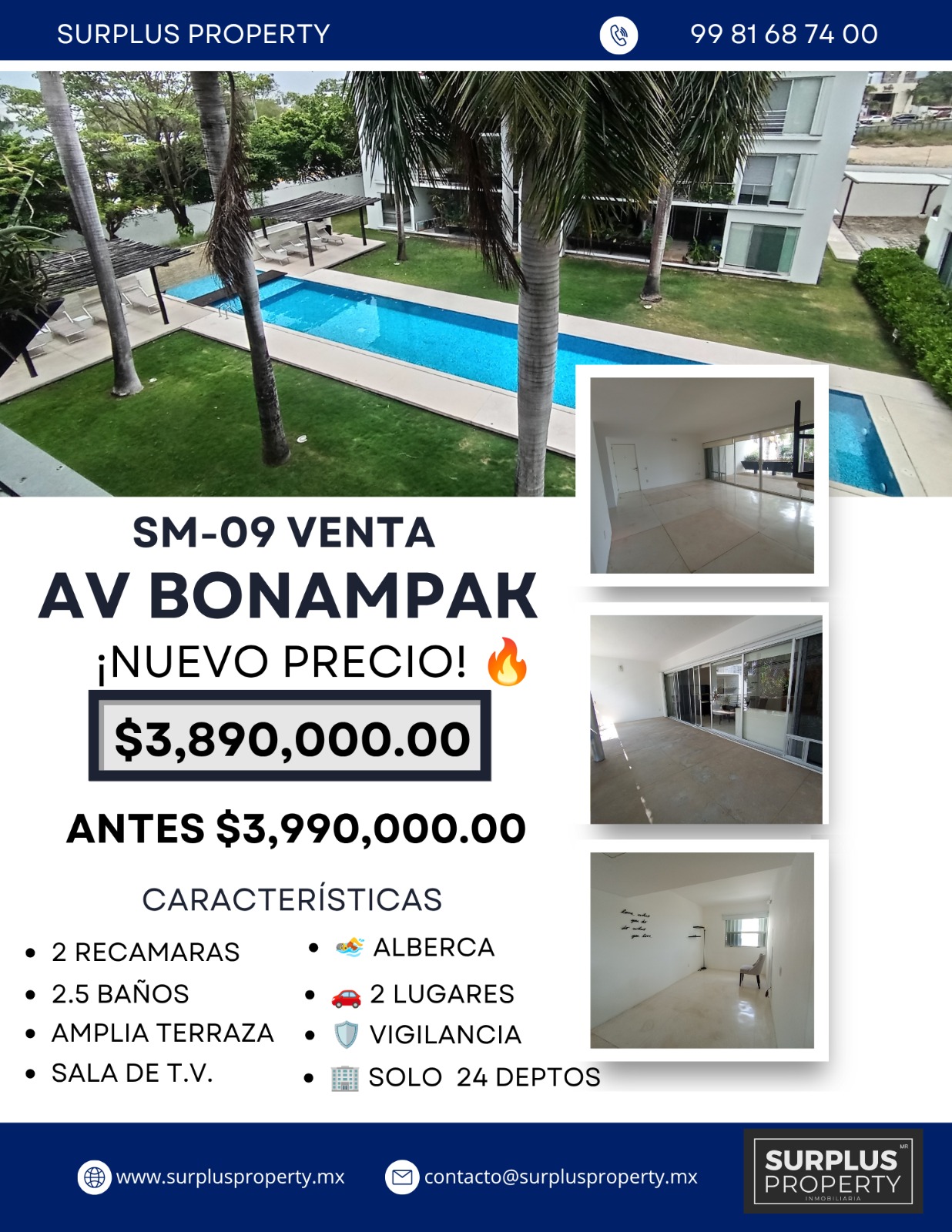 Departamento en venta en SM-09 foto 1