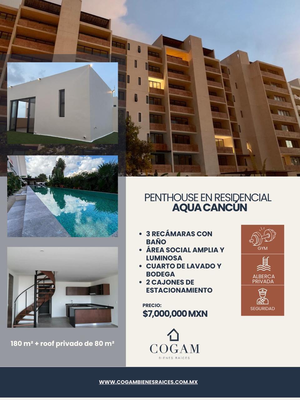 Penthouse en venta en Residencial Aqua foto 1