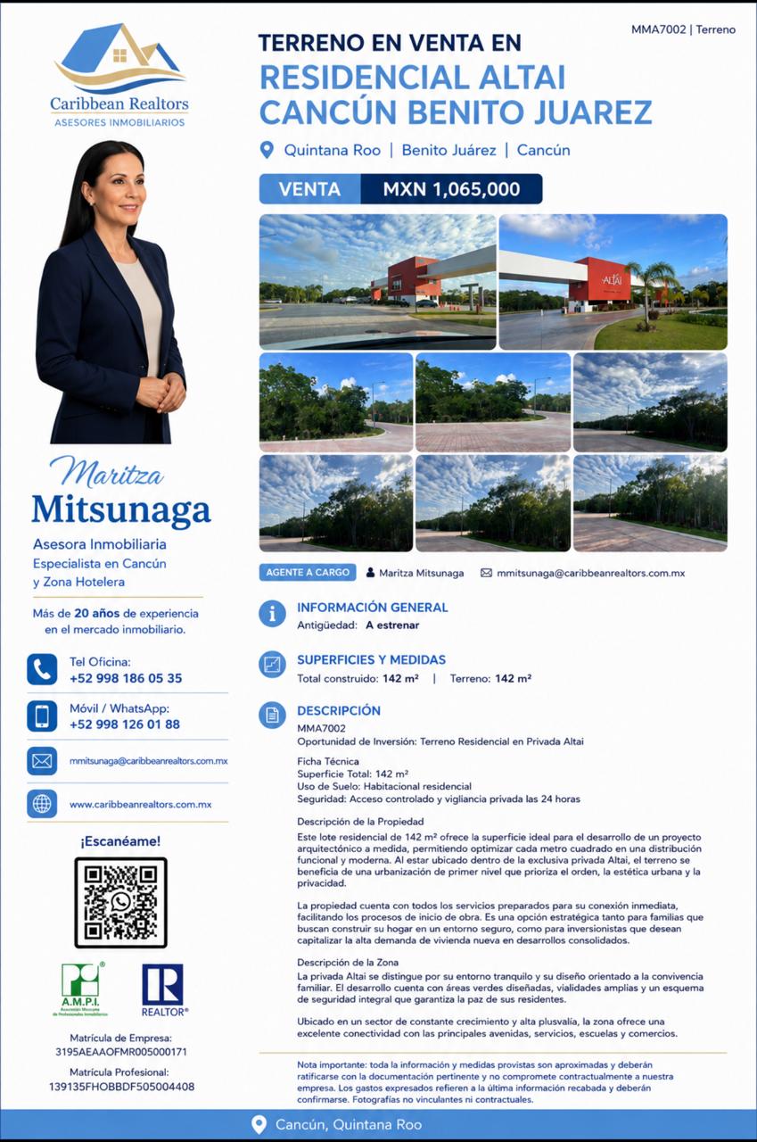 Terreno en venta en Residencial Altai foto 1