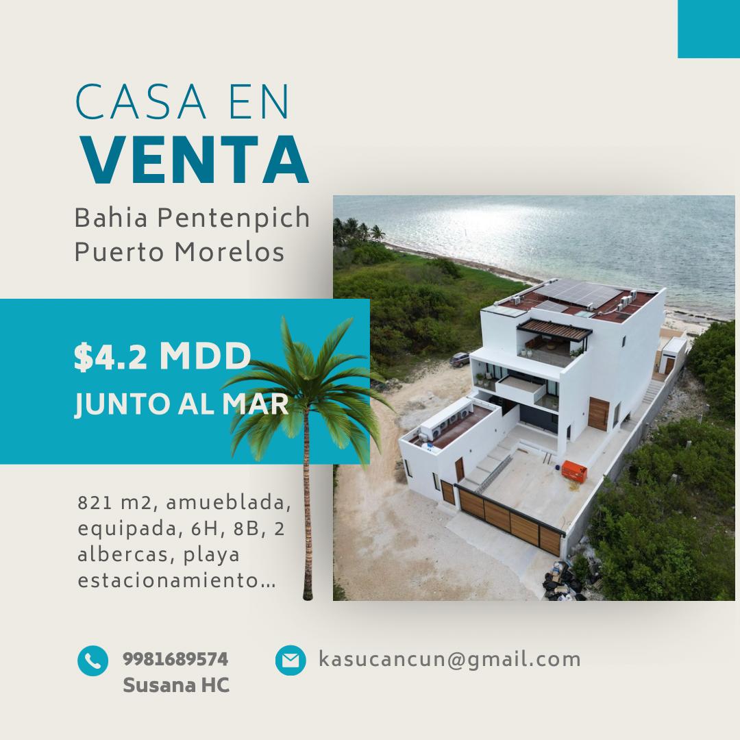 Casa en venta en Bahia Petempich foto 1