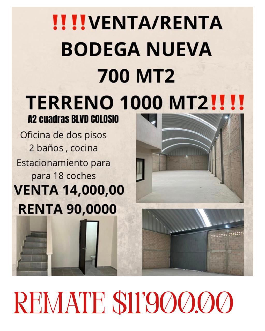 Bodega en venta en Colosio Cancun — $11,900,000 MXN
