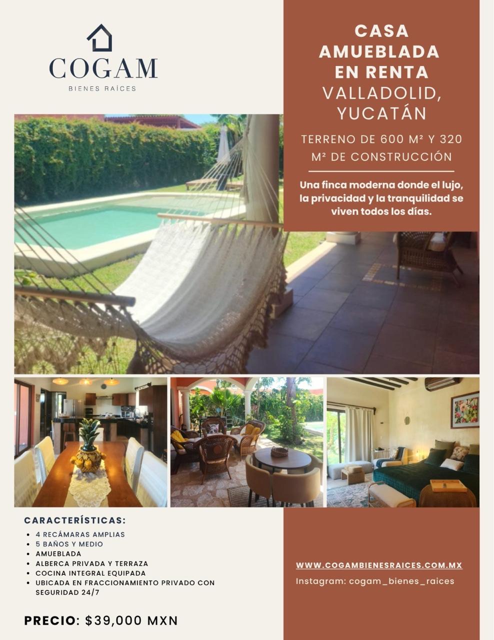 Casa en renta en Valladolid Yuc foto 1
