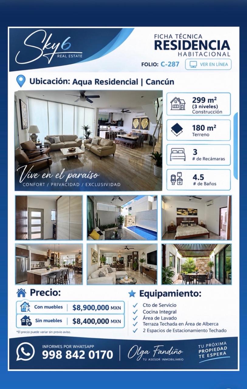 Casa en venta en Aqua Residencial foto 1