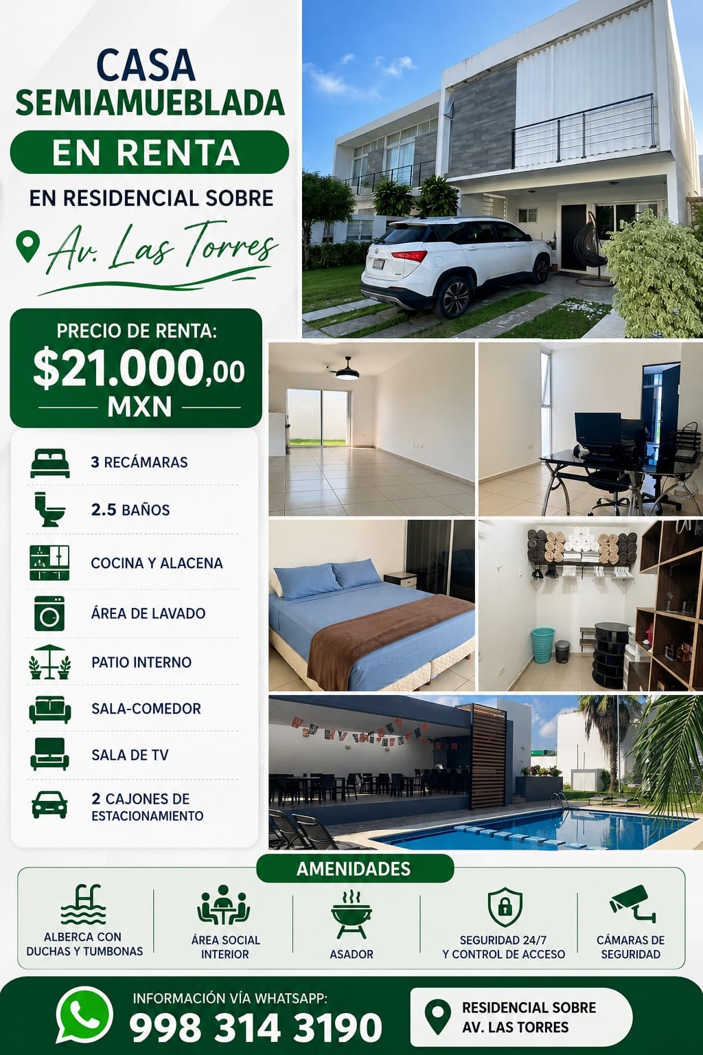 Casa en renta en Av. Las Torres foto 1